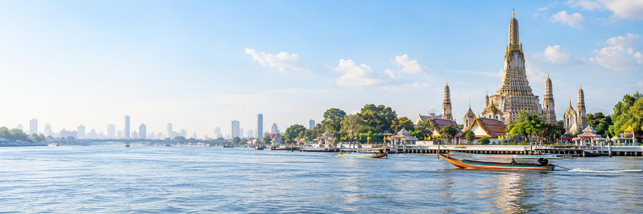 Bangkok beside the Chao Phraya River